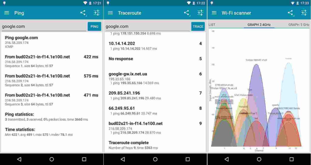 PingTools: Net Tools Collection on Smartphone - Tech@Layer-x.com
